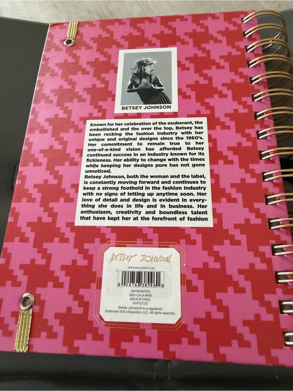 NWOT BETSEY JOHNSON Keep Dreaming Journal
